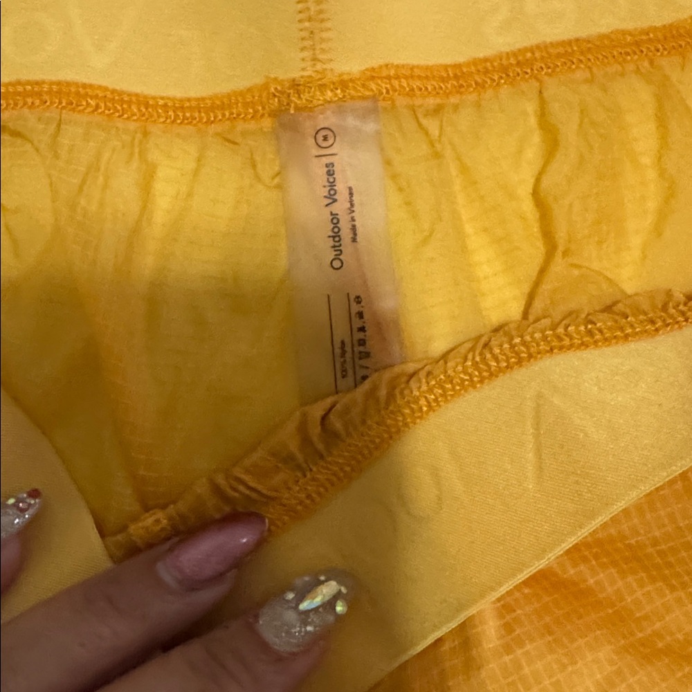 Outdoor Voices Orange Athletic Shorts - Picture 2 of 3